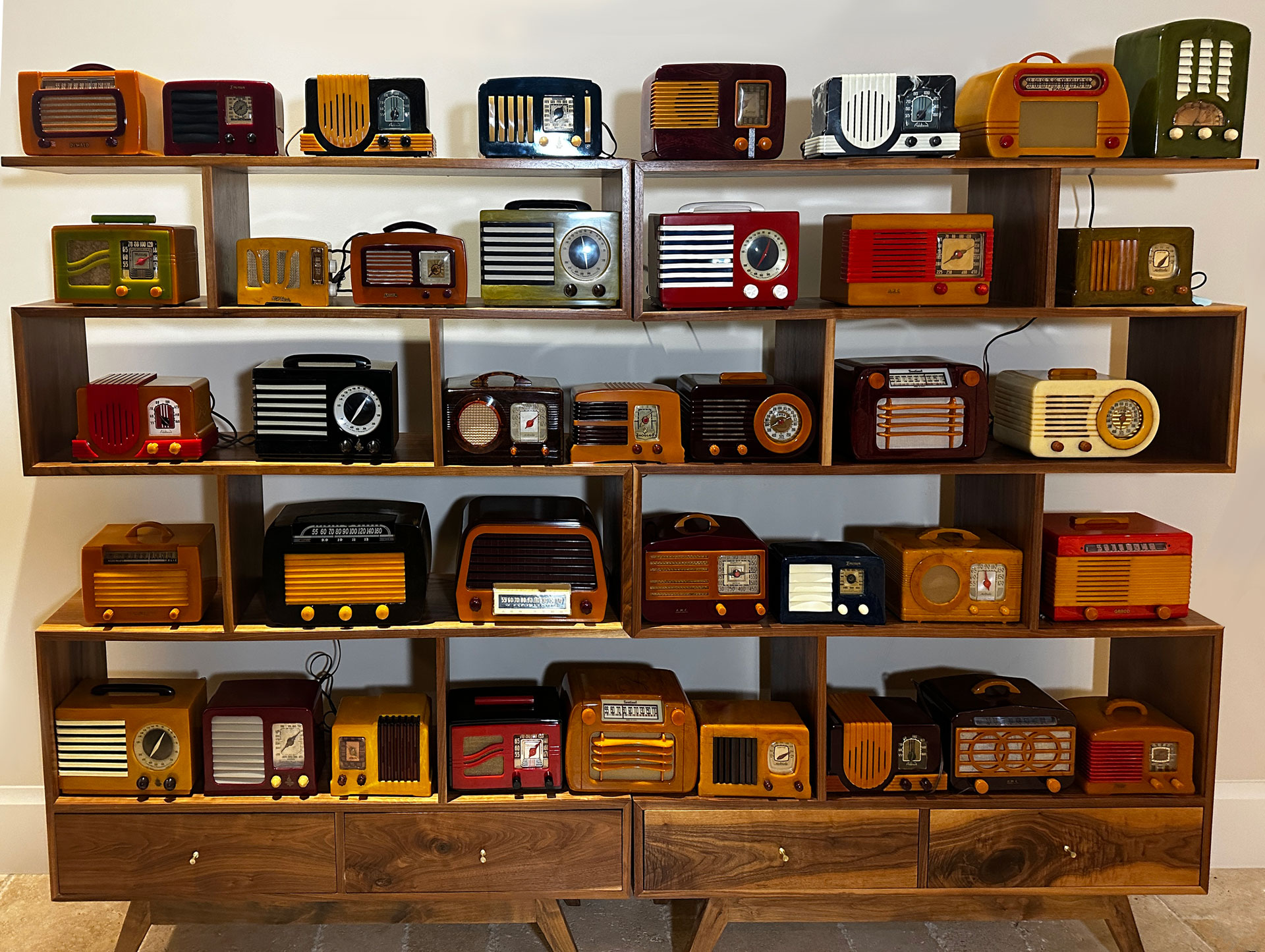 Just Some Radios - Some of the Catalin radios from The Zevy Collection