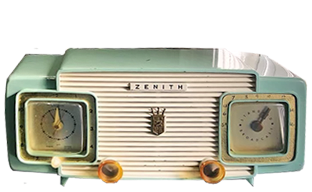 Zenith-Model-A515F-Lime-Green-White-1957